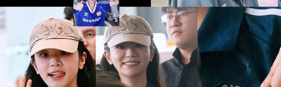 曼市德比取胜，韩国女团QWER队长洪智惠展示曼联球衣